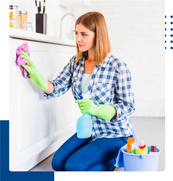 Klean Keepers cleaning team at work